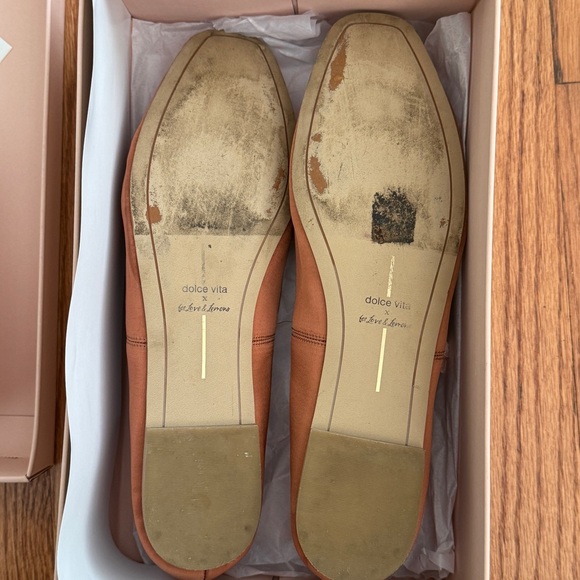 Dolce Vita x For Love & Lemons Claire Pink Clay Ballet Flats (Size 10) - Picture 5 of 11